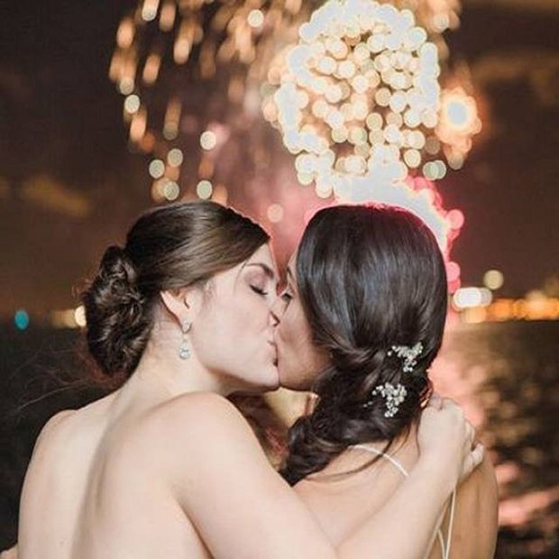 Two Lesbian Brides