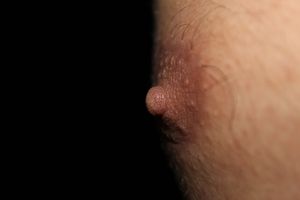 Beautiful male nipple