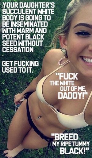 Daughter gets blacked