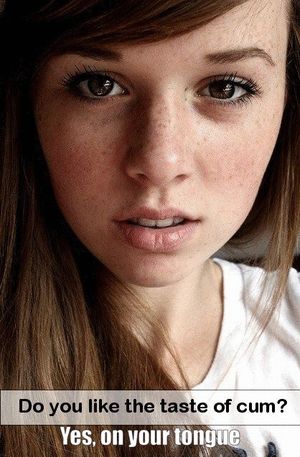 That taste of precum on her tongue makes my cock throb