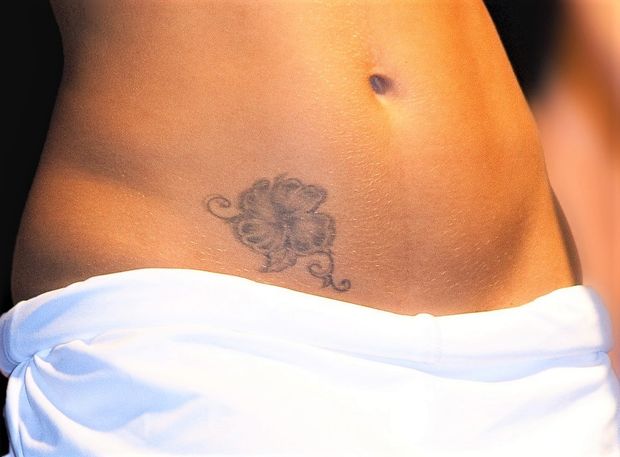 Tatted belly
