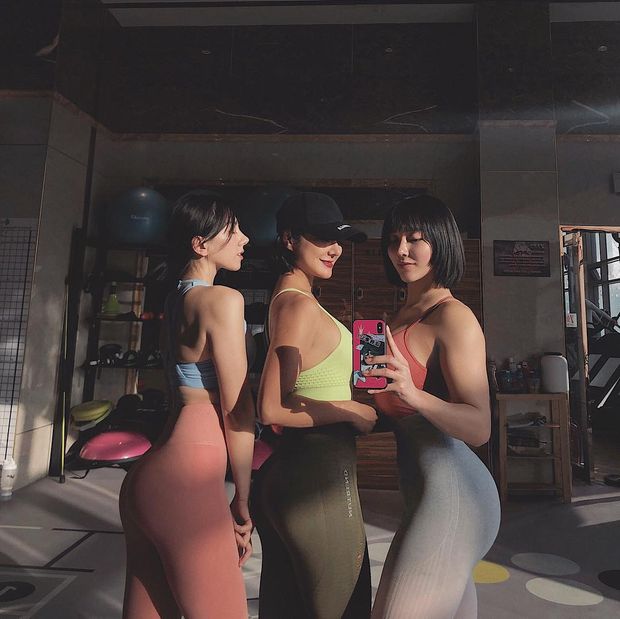 Grls down at the gym be like...