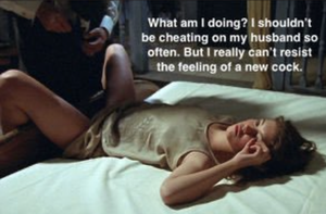 It's not cheating when I want you to feel different cocks