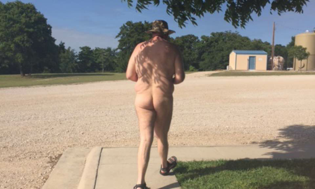 The elusive Pink Sasquatch in his natural habitat