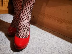 Red heels. Hot and sexy