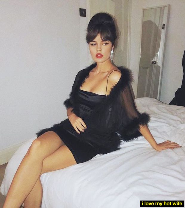 Slutwife ready for her date. Husband wonders who the luck guy is tonight...