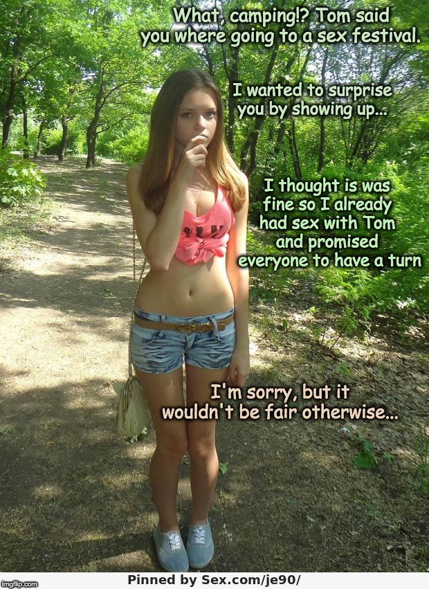 Gf tricked to have sex with all my friends at camping trip