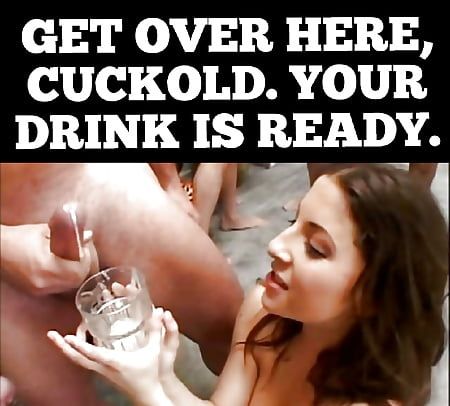 After you drink it, I want you to suck him hard so he can take your ass.  Then you can suck his cock to clean him!
