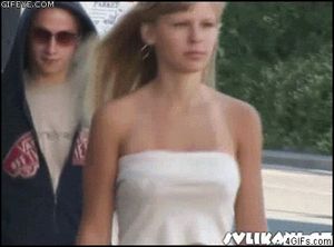 cute teen loses her top