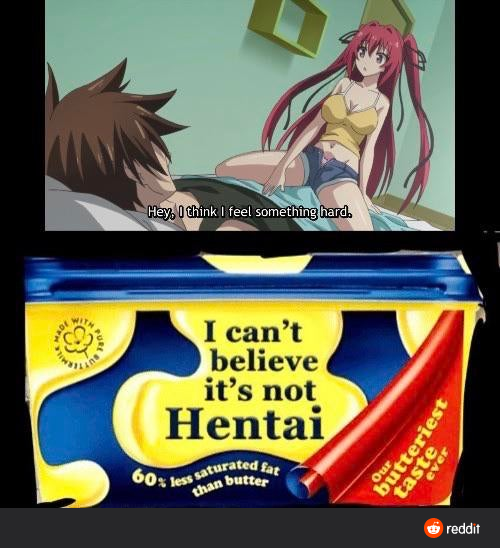 Ecchi is soft- Hentai is hard :p