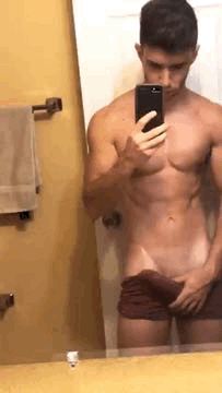 Teen swings his dick