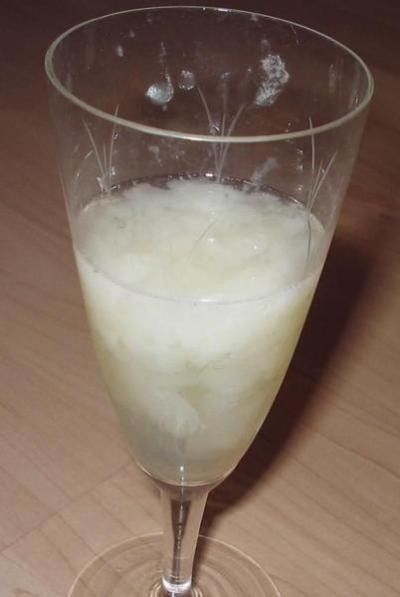 Glass full of cum