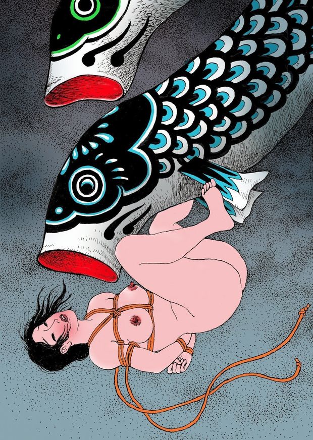 Japanese bondage Painting
