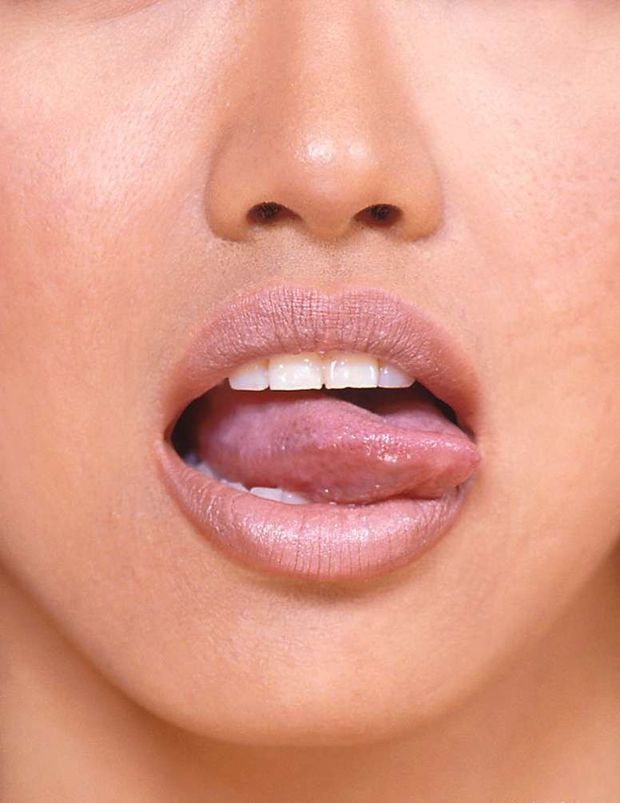 Nice asian mouth