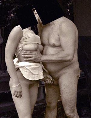 getting groped by mature man