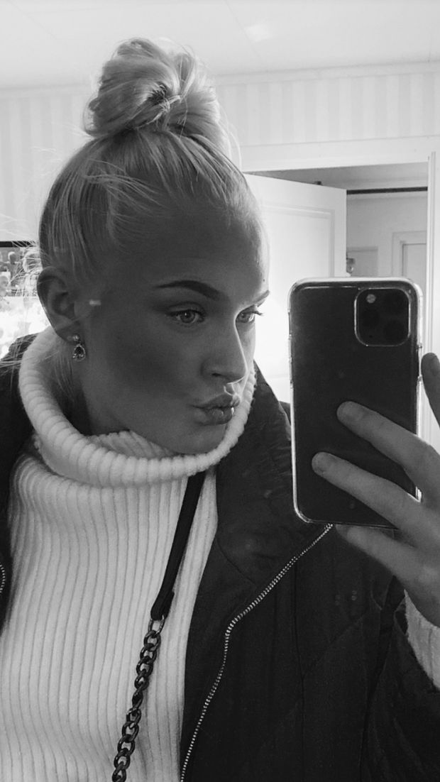 Sexy blonde swedish teen