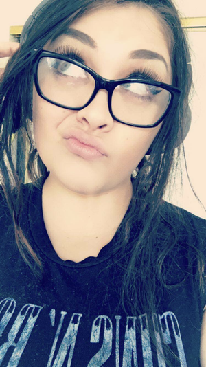 Selfie she took the moment I asked her if she wanted to be the recipient of a cum soaked face. She said yes!