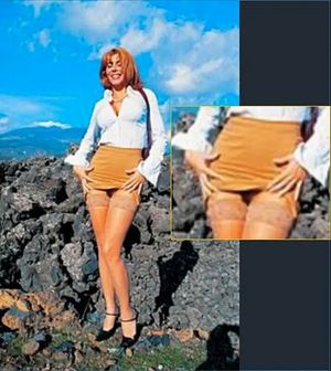 So beautiful - Milly lifting her tight skirt