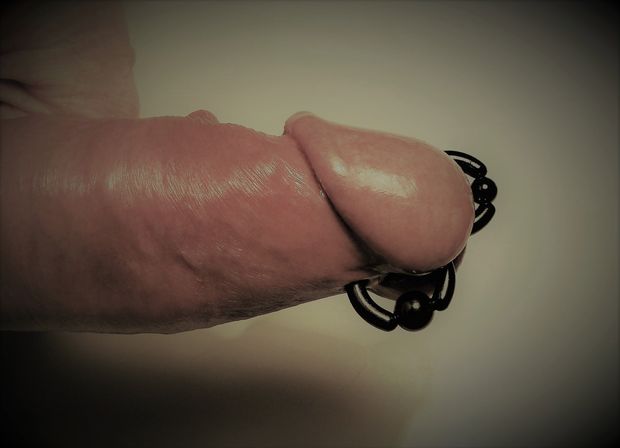 Double pierced dick