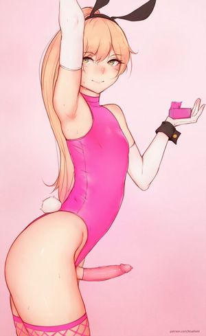 Bunny femboy ready for some exercise