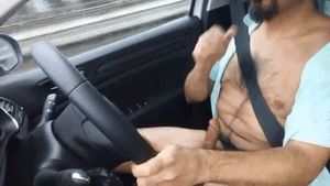 Public sex in car