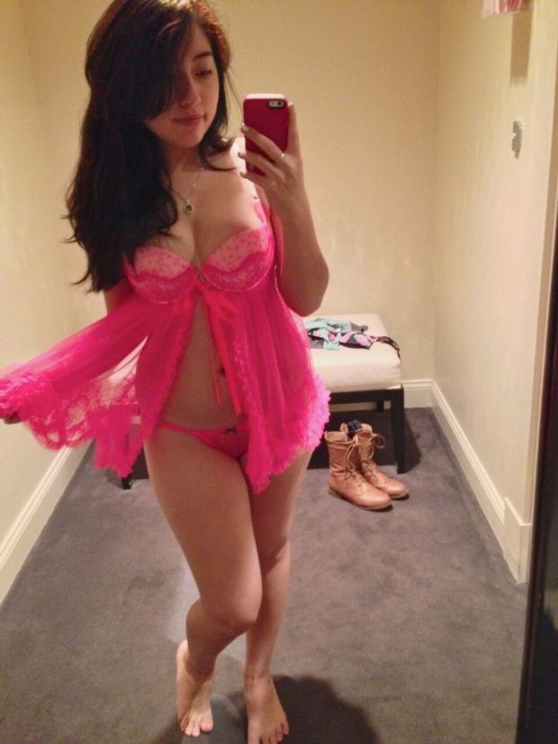 Cute baby selfie