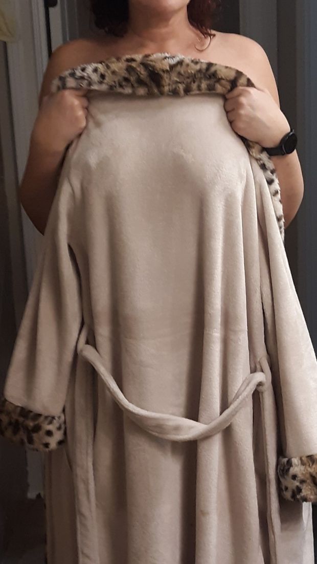 My hot wife getting ready for work