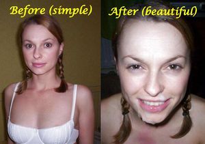 When a man knows how to value a woman's face