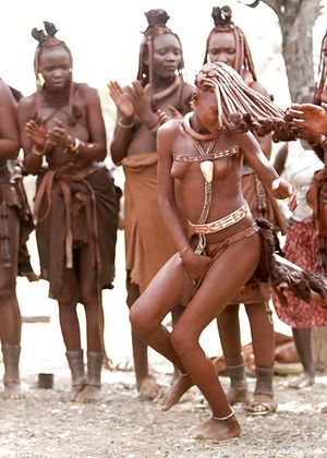 tribal himba's dance