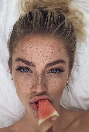 Good looking mesmerizing face