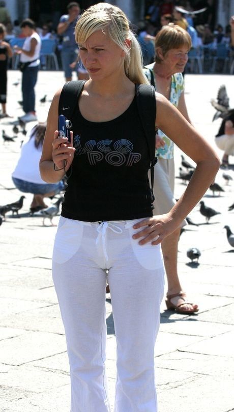 See thru cameltoe. A rare breed