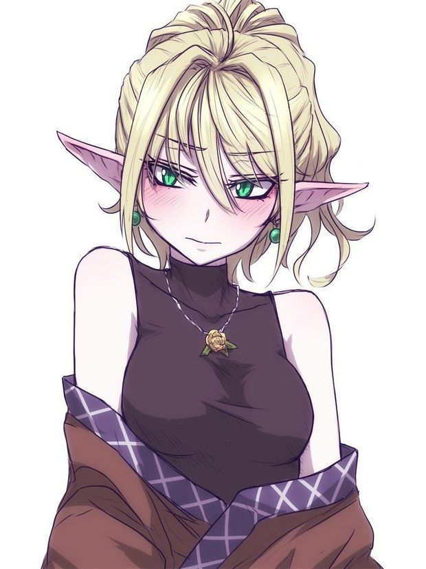 Cute anime elf