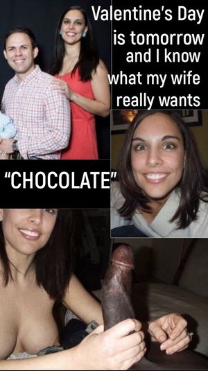 She got double chocolate that night.