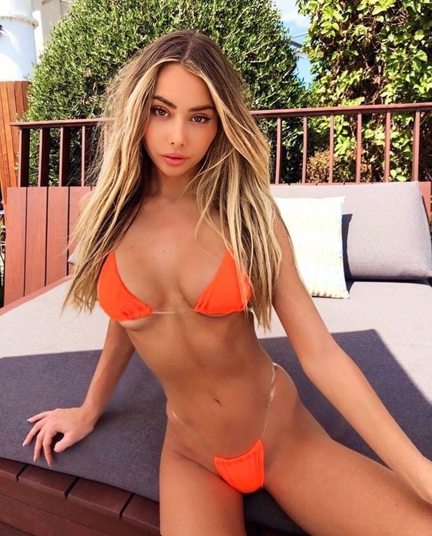 Beautiful bikini blonde