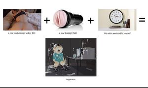 A new Xev Bellringer video, a new flesh light, time alone to yourself equals happiness