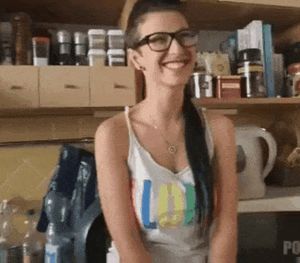 Before and after facial aexy brunette