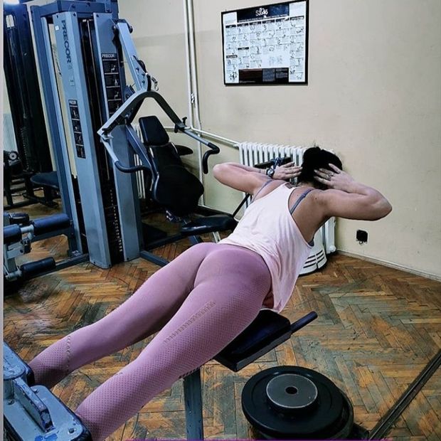 Fit ass serbian slut in leggings