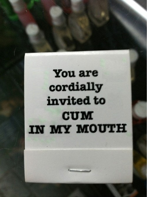 A cordial invitation