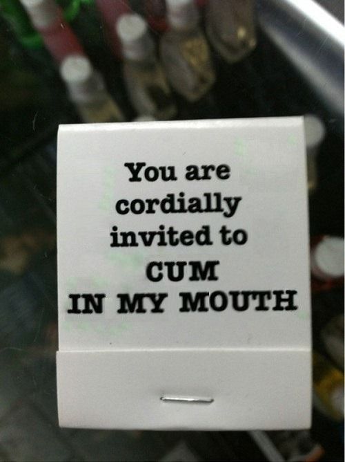 A cordial invitation