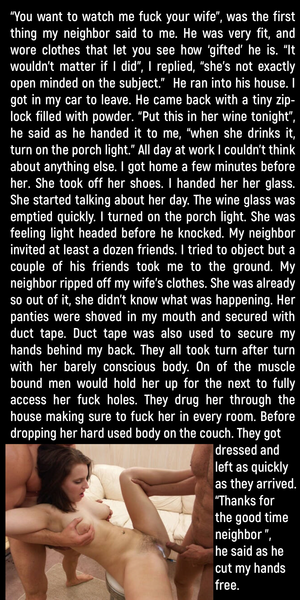 MEATING the neighbors wife.