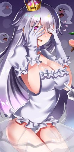 Mario Touching Boosette