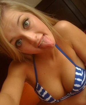 Beautiful target in a bikini.