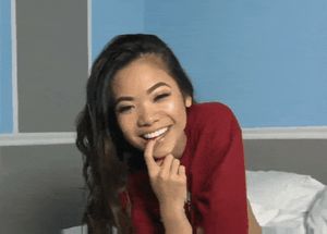 Before and after for sweet petite asian