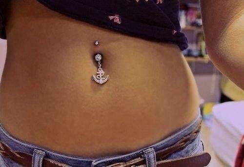 Pierced and tanned jeans