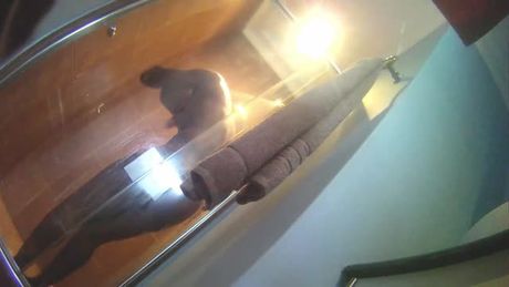 Spying on my booty black stepmom