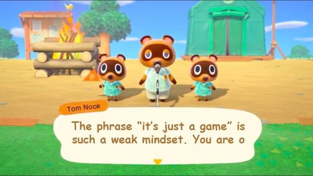 The phrase “it’s just a game” is such a weak mindset. You are okay with what happened, losing, imperfection of a craft. The moment you stop