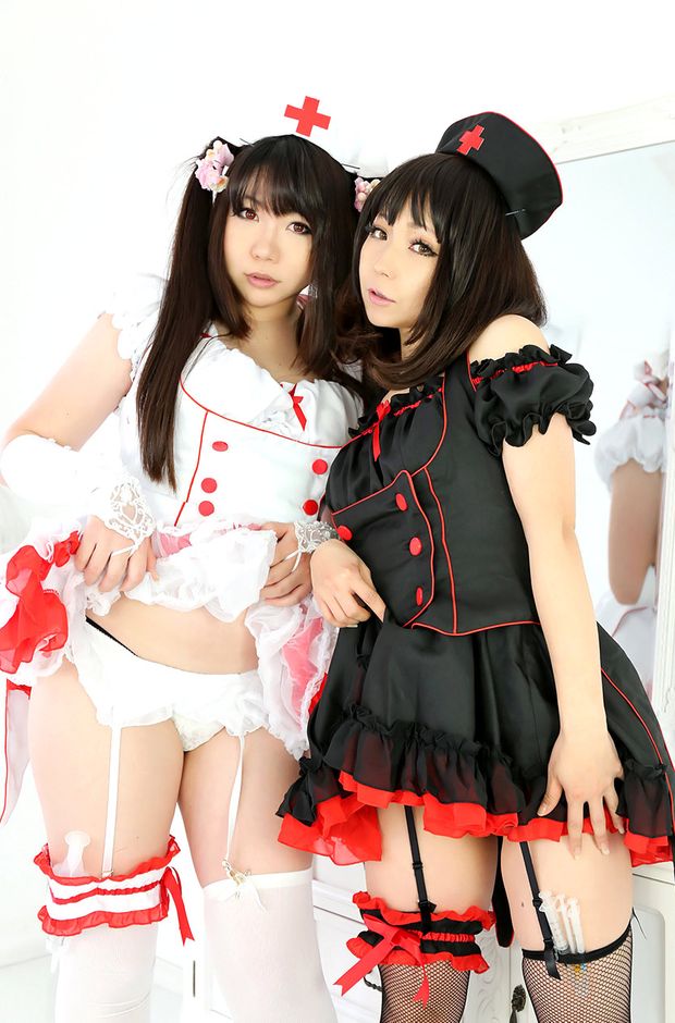 Cute Asian teens