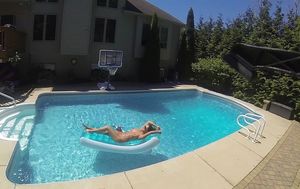 Droned In Her Pool
