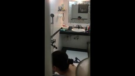 Neha from India spied by her nephew