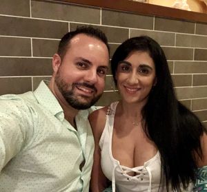 Nick and Anita,, playmate couple